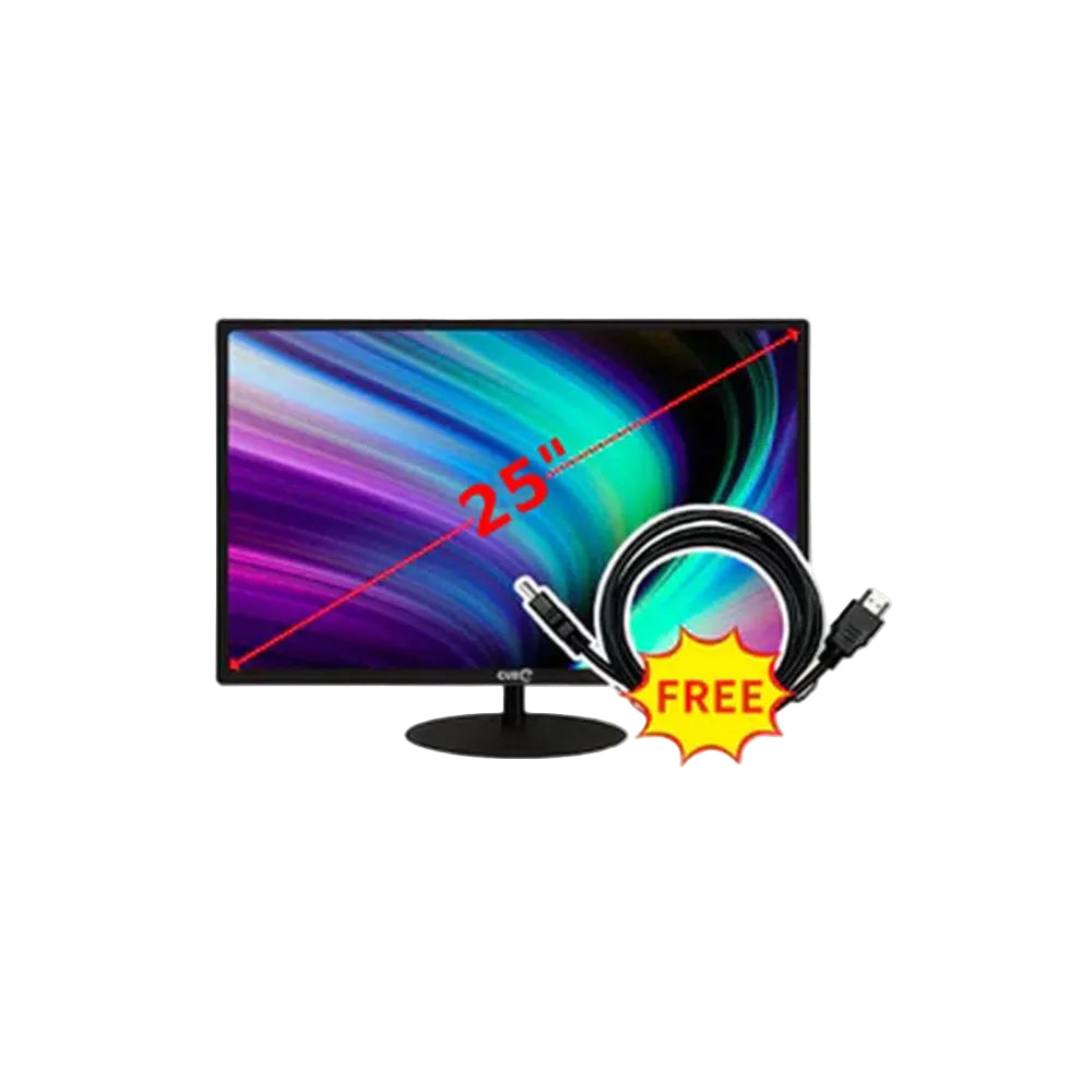 25" Cube Monitor Full HD 1080 LED CCTV with HDMI and VGA Output - CUBE25 - S - Total Security Equipment